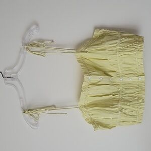 Aerie Women's Woven Button Front Tank Top- Size L- New!